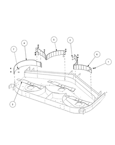 General Assembly Diagram and Parts List for 19A70017100 60-Inch Cub Cadet Lawn Tractor
